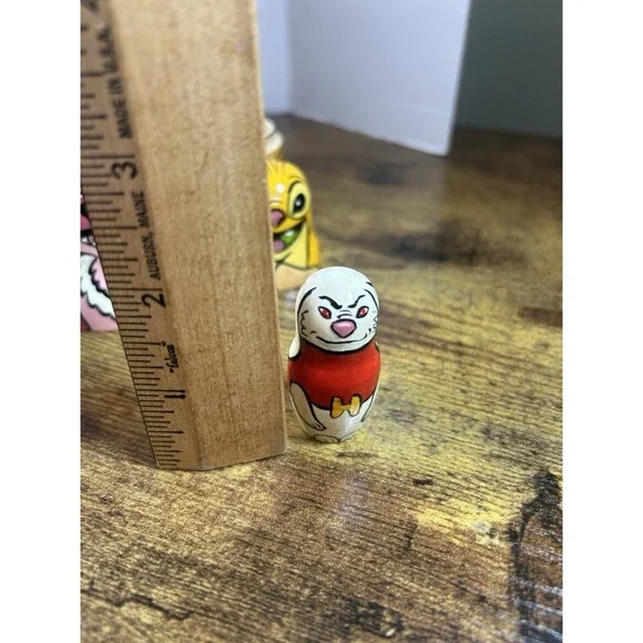 Disney Lilo Stitch Wooden Nesting Dolls Hand Painted Set 7.5 Inch Tall - Picture 7 of 11